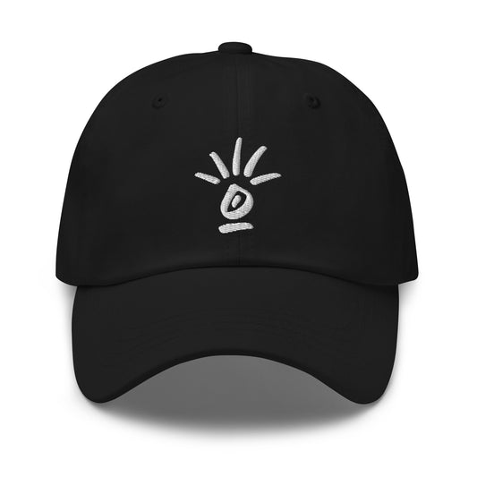 ribe Eye Hat' featuring a distinctive emblem, representing a world seen through the eyes of those who dare to be different.