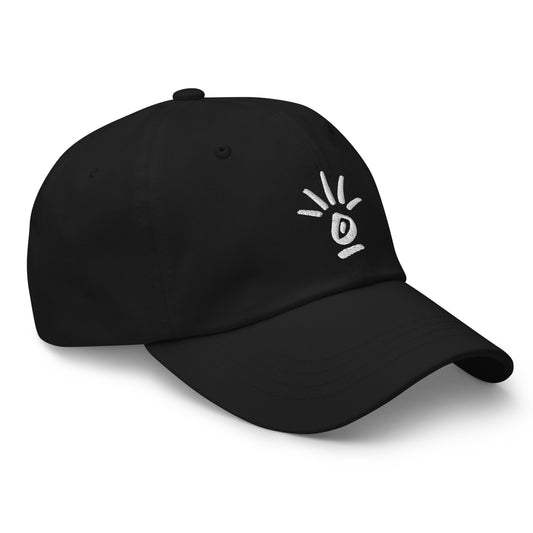 ribe Eye Hat' featuring a distinctive emblem, representing a world seen through the eyes of those who dare to be different.