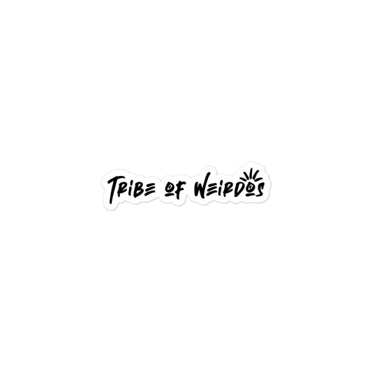 Durable and vibrant Tribe of Weirdos Sticker, symbolizing the pride of being part of a community that cherishes individuality.