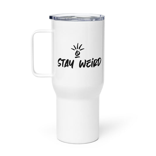 Stay Weird Travel Mug