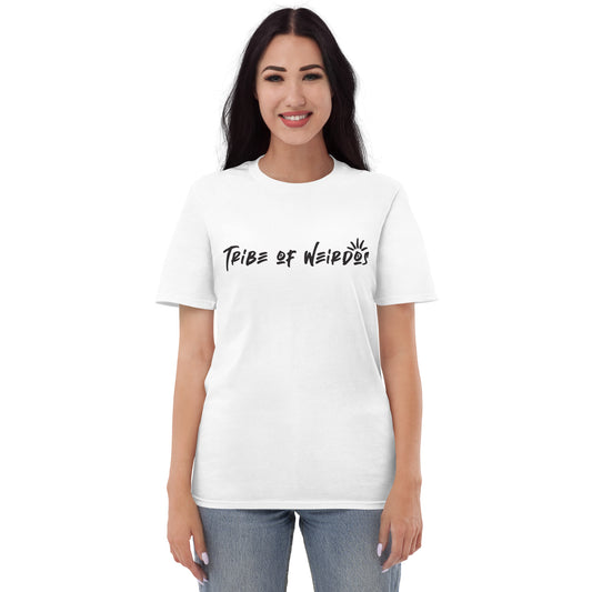 The iconic Tribe of Weirdos Unisex T-Shirt, celebrating diversity and self-expression in a world that often demands conformity.