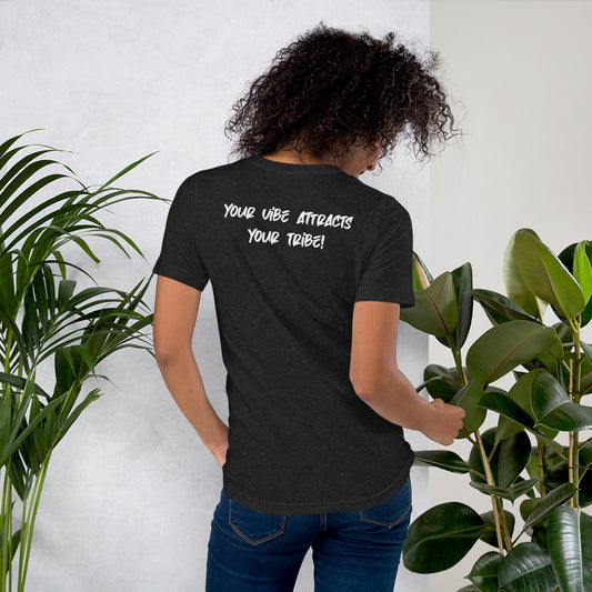 Tribe of Weirdos 'Your Vibe Attracts Your Tribe' Unisex T-Shirt – a testament to the magnetic power of authenticity and communal bonds.