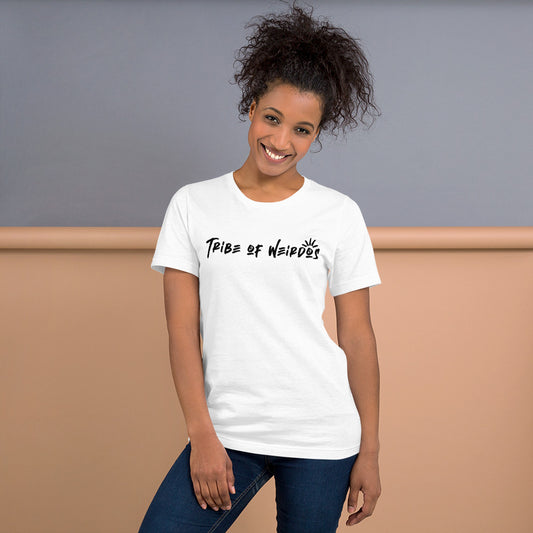 Join The Tribe' Unisex T-Shirt by Tribe of Weirdos, an invitation to be part of a community that values authenticity and connection.