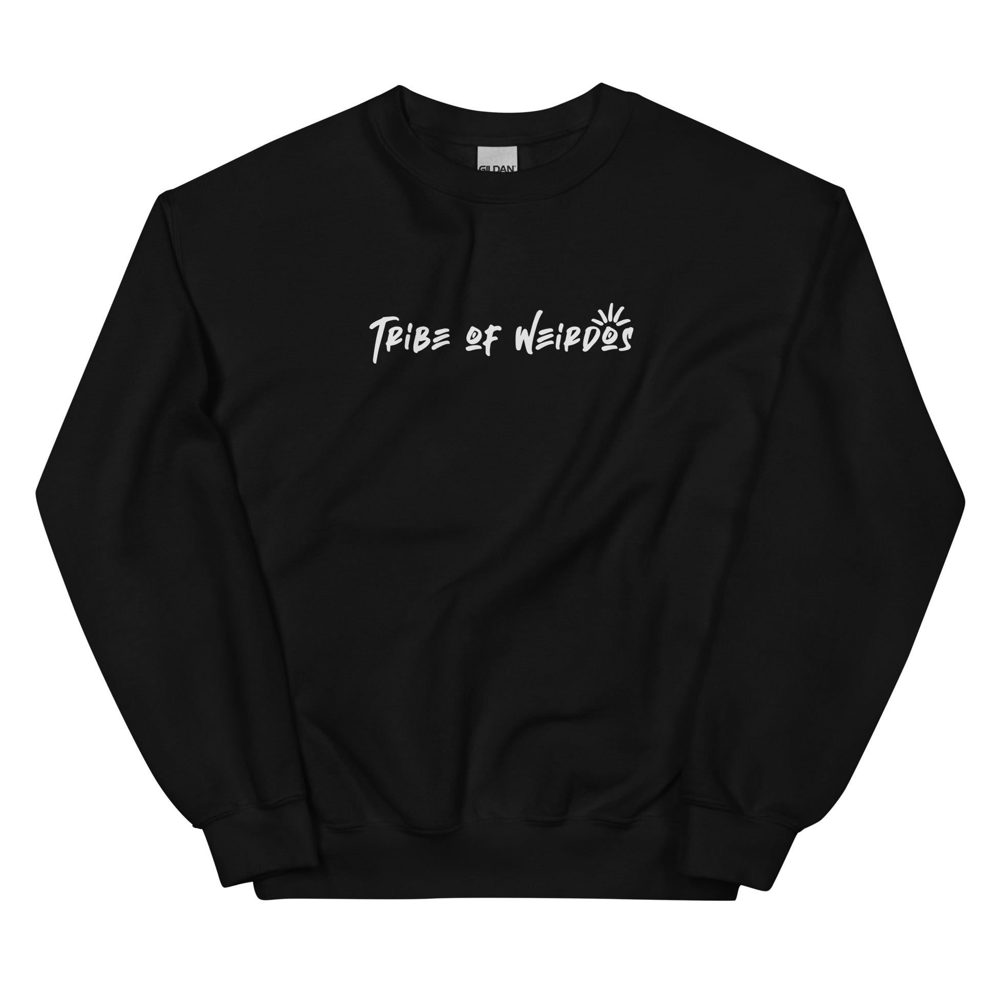 Soft and stylish Tribe of Weirdos Unisex Sweatshirt, combining casual comfort with a message of self-acceptance and community spirit.