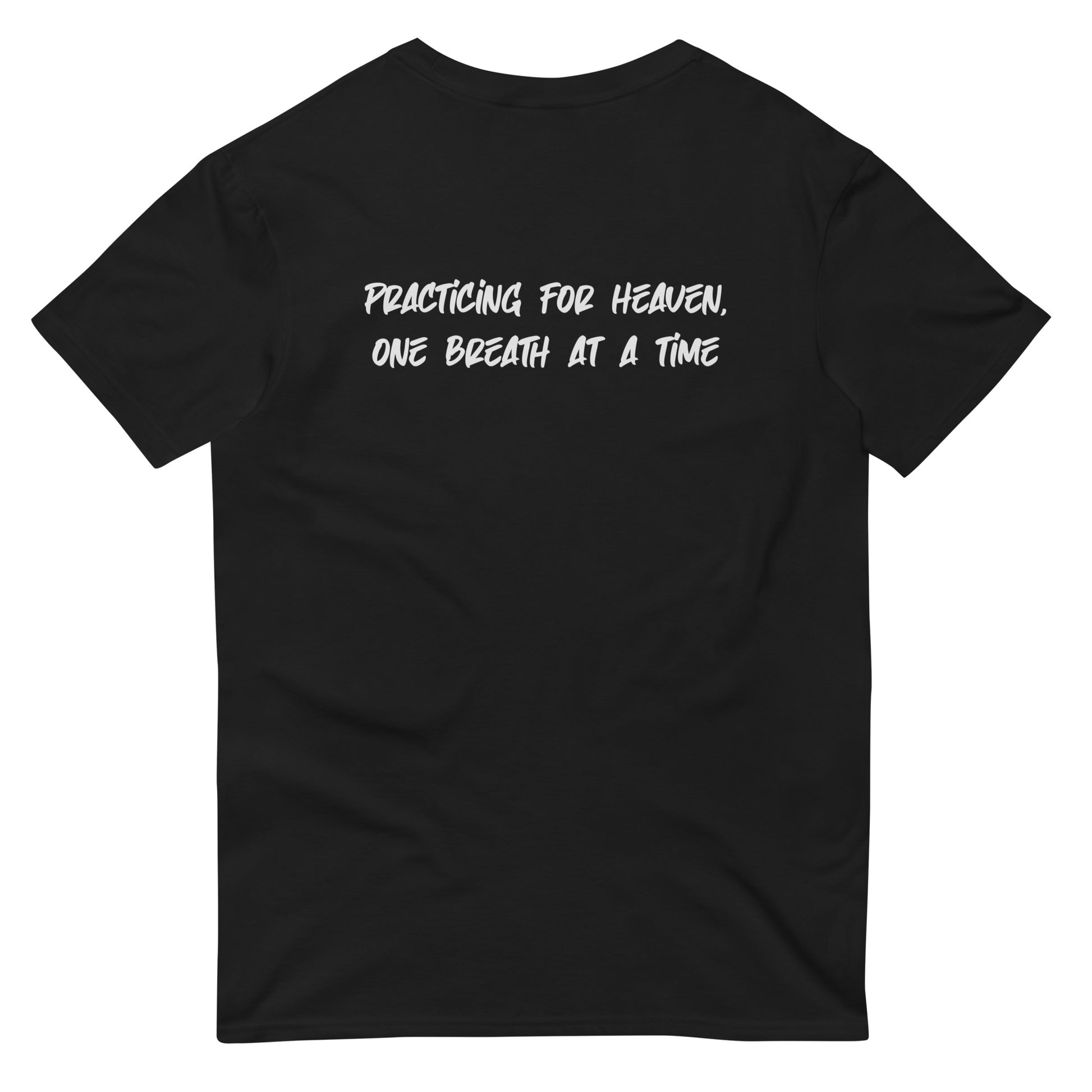 Tribe of Weirdos' 'Practicing For Heaven, One Breath At A Time' T-Shirt, a wearable reminder of life's journey towards tranquility.