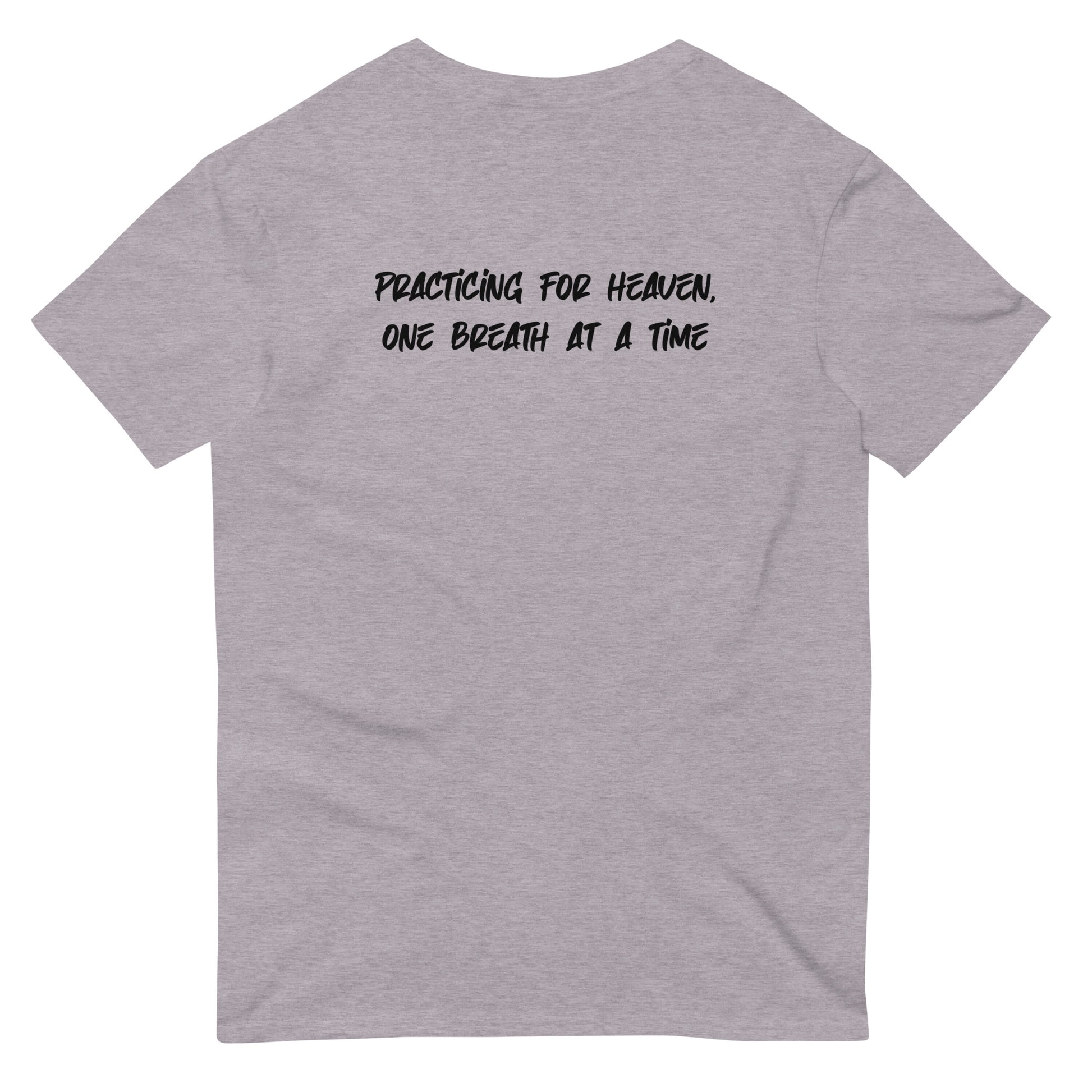 Tribe of Weirdos' 'Practicing For Heaven, One Breath At A Time' T-Shirt, a wearable reminder of life's journey towards tranquility.