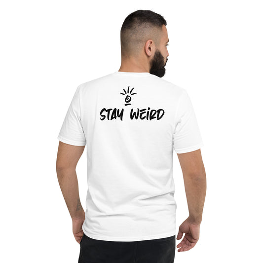 Stay Weird' Unisex T-Shirt from Tribe of Weirdos, a wearable manifesto for those who revel in their uniqueness.