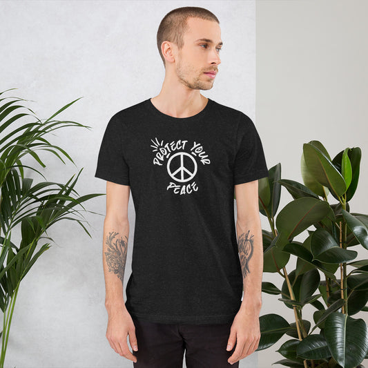 Visual of Tribe of Weirdos' 'If It Costs You Your Peace, It Is Way Too Expensive' T-shirt. Text radiates on a classic unisex cut, encouraging self-care and financial wisdom.