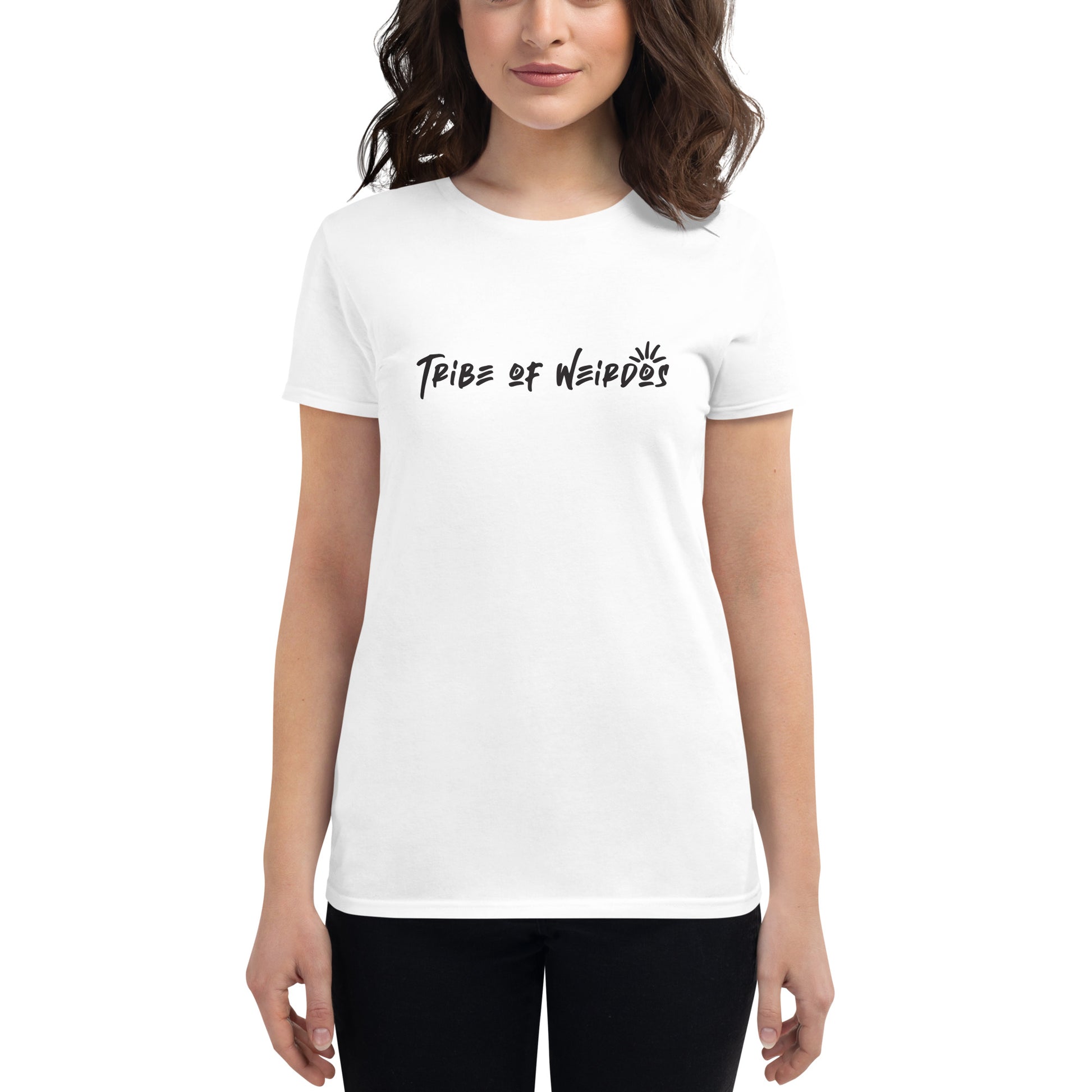 Chic Tribe of Weirdos Women's T-Shirt, marrying comfort with a message of empowerment and individuality for the modern woman.